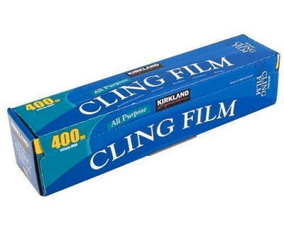 2 x Kirkland Signature All Purpose Cling Film 345mm Wide x 400 Metres Length