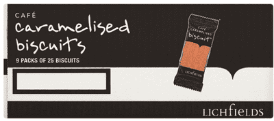 225 Lichfields Caramelised Biscuits Individually Wrapped
