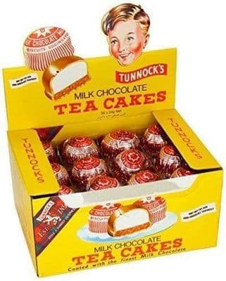 2x Tunnock's Real Milk Chocolate Tea Cakes 24 g (Pack of 36)