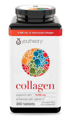390 Tablets, Youtheory Collagen Advanced Formula Collagen Type 1, 2 & 3 with 18 Amino Acids