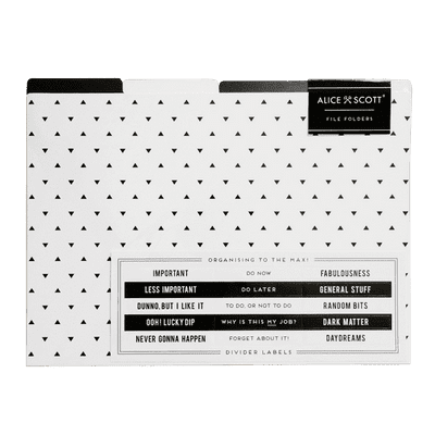 Alice Scott File Folders