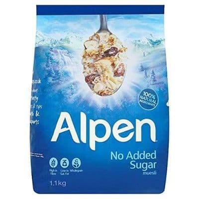 Alpen Muesli No Added Sugar 1.1kg (6 pack)