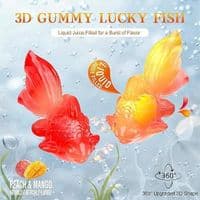Amos 4D Gummies Fancy Fish Fruity Candy 825g Bag
