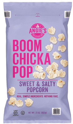 Angie's Boom Chicka Pop Sweet & Salty Kettle Popcorn Movies Theater Pack of 652G