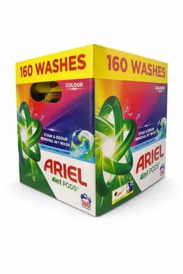 Ariel 4-in-1 Colour Washing Pods, 160 Washes