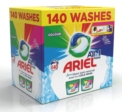 Ariel All in One Colour Pods, 140 Wash