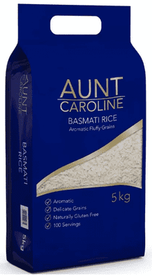 Aunt Caroline Basmati Rice 5kg