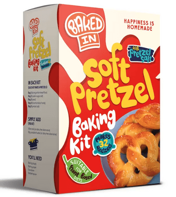 Baked In Soft Pretzel Baking Kit 1.34kg
