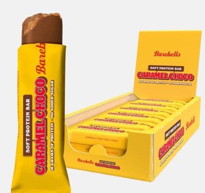 Barebells Soft Protein Bars Caramel Choco, 12x55g Multipack