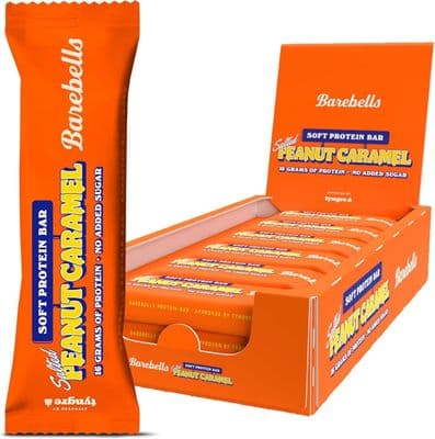Barebells Soft Protein Bars Salted Peanut Caramel, 12x55g Multipack