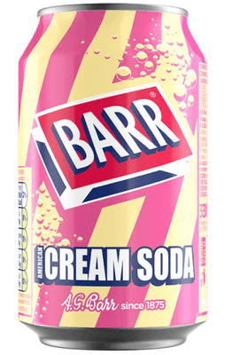 Barr American Cream Soda 330ml x (Case of 24)