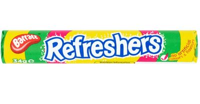 Barratts Refreshers Fruity Flavour Fizzy Sweets 34.2 g (Pack of 48)