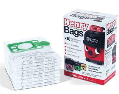 Box of 8 x Packs of 10 Genuine Henry Bags