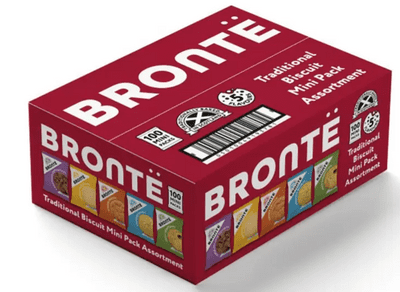 Bronte Traditional Mini Pack Biscuit Assortment - 100 x 30g