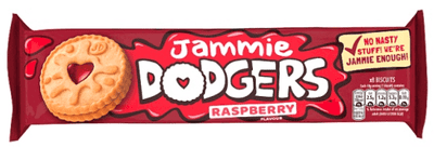 Burtons Jammie Raspberry Dodgers x 8 Biscuits (Case of 18 Packs)