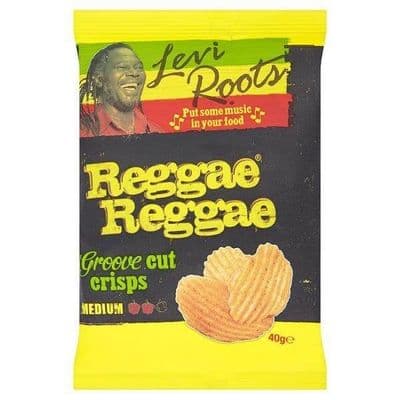 Burts Levi Roots Reggae Reggae Groove Cut Crisps 40g x 20 Box
