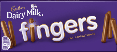 Cadbury Fingers Milk Chocolate Biscuits 114g (Pack of 12)