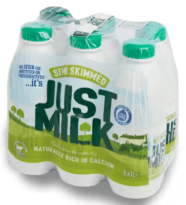 Candia Semi Skimmed Milk Carton (6 x 1 Litre)