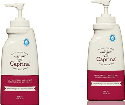 Caprina Goats Milk Moisturising Lotion Pack of 2 x 500 ml, Original Formula (Pack of 2)
