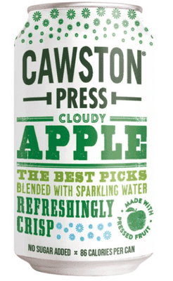 Cawston Press Cloudy Apple Sparkling Juice 330 ml (Case of 24)