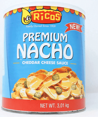 Cheddar Cheese Sauce, Ricos Premium Nacho Cheddar Cheese Sauce Tin, 3kg