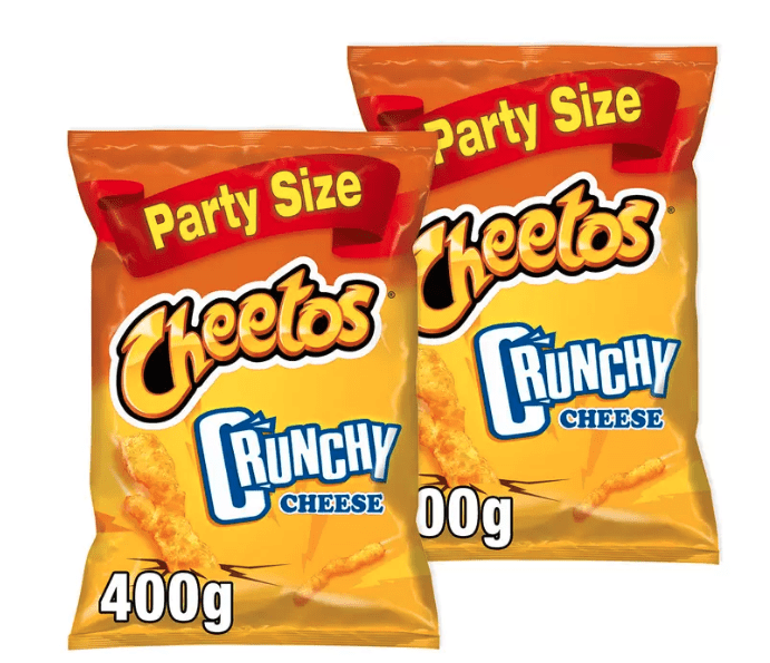 Cheetos Crunchy Cheese Snack 400g Pack of 2