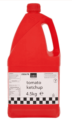 Chef's Essentials Tomato Ketchup 4.5kg