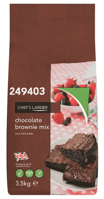 Chef's Larder Chocolate Brownie Mix 3.5kg