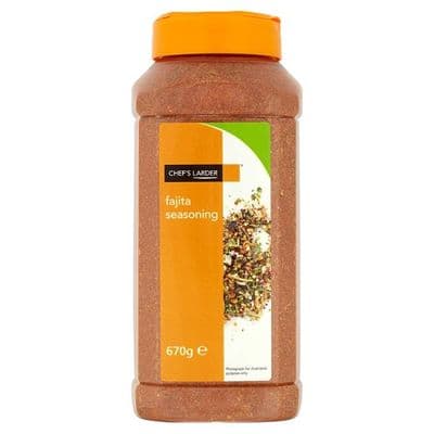 Chef's Larder Fajita Seasoning 670g Re-Closable Tub