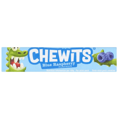 Chewits Blue Raspberry Flavour (Box of 40 x 30g)
