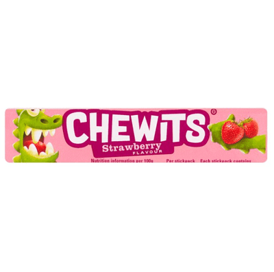 Chewits Strawberry Flavour (Box of 40 x 30g)