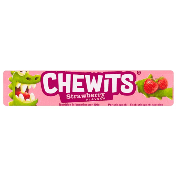 Chewits Strawberry Flavour (Box of 40 x 30g)