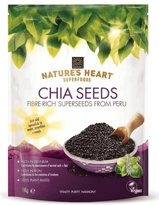 Chia Seeds, Terrafertil Nature's Heart 1kg