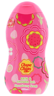 Chupa Chups Bath & Shower Gel Strawberry Scent 400ml