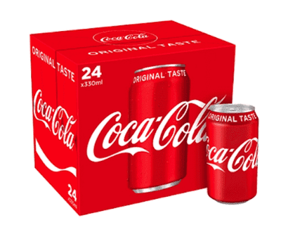 Coca Cola Can 330 ml (Pack of 24)