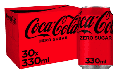 Coca-Cola Zero Sugar 30 x 330ml Cans