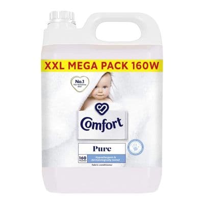 Comfort Pure Fabric Conditioner, 4.8 Litre, 160 Washes