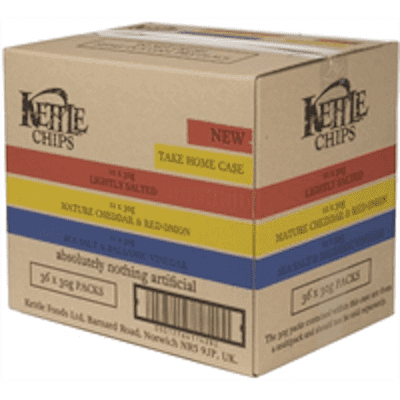 Crisps, KETTLE Chips Mixed 30 g (Pack of 36)