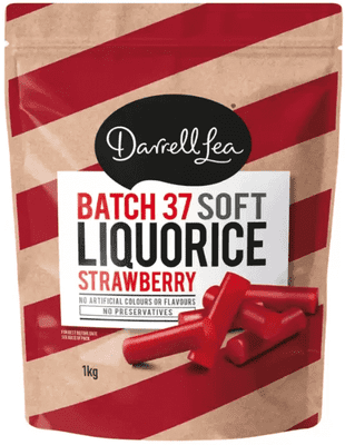 Darrell Lea Liquorice Strawberry 1kg
