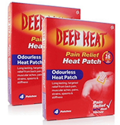 Deep Heat Patch 4 2 Pack