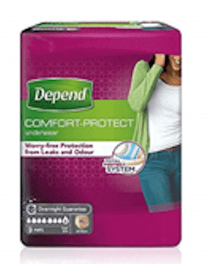 Depend Comfort Protect Incontinence Pants for Women, Large - 54 Pants