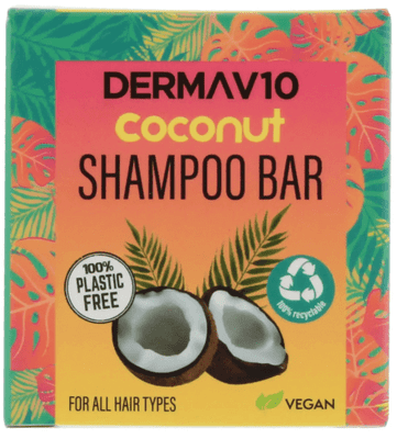 Derma V10 Coconut Shampoo Bar 50g