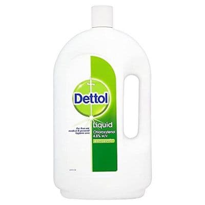Dettol Antiseptic Disinfectant Liquid 4 Litre Choroxylenol 4.8% W/V