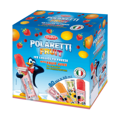 Dolfin Polaretti Fruit ice lollies 80x 40ml
