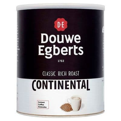 Douwe Egberts Classic Rich Roast Continental Instant Coffee Granules 750g Tin