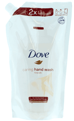 Dove 500ml Liquid Hand Wash Refill, Fine Silk