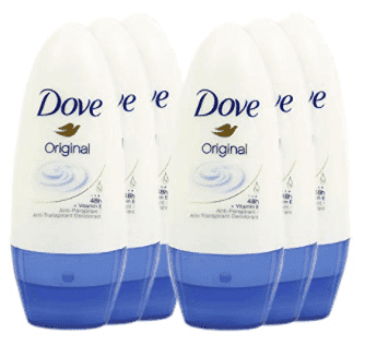 Dove Original Roll-on Anti-Perspirant x 6