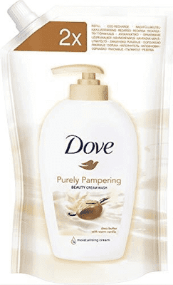 Dove Purely Pampering  Liquid Soap Pouch 500 ml, (Pack of 1)