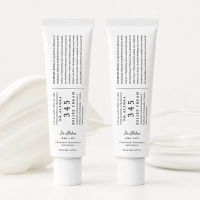 Dr. Althea 345 Relief Cream Face Moisturiser, 2 x 50ml
