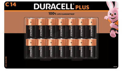 Duracell Plus Power C Batteries (14 Pack)